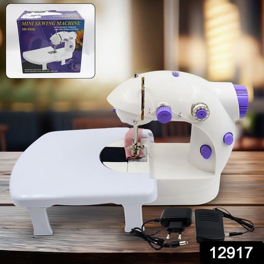 Home Tailoring Sewing Machine With Extension Table Set, Foot Pedal, Adapter Mini Electric Silai Machine, Portable Stitching Machine/Tailoring Machine Your Brand