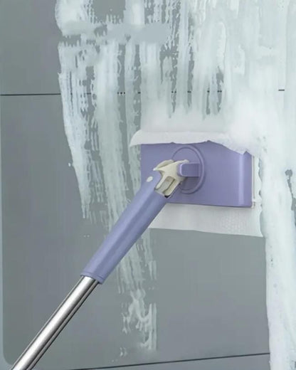 Easy clean mini mop using foam for efficient cleaning on tiled surfaces