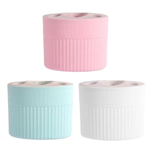 THE GIR FARMER pastel pink blue and white plastic-free storage container set with ribbed texture