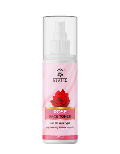 Dropdash Organic Rose Toner for Face in a 100ml spray bottle designed for all skin types