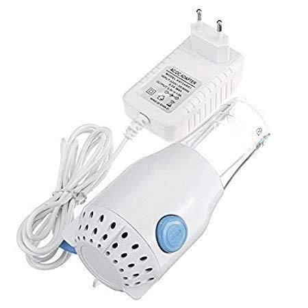 Electric head lice removal device with power adapter for effective lice and nit elimination