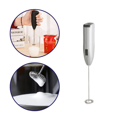 Your Brand Electric Milk Frother for Coffee with Ergonomic Design and Easy Control for Creamy Foam