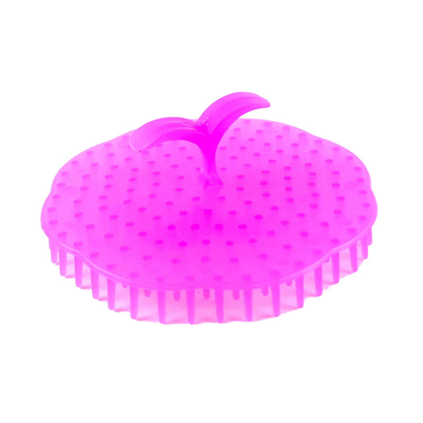 Your Brand ergonomic scalp massager brush in pink for a soothing scalp massage experience