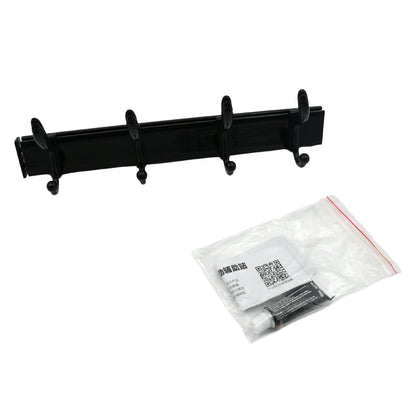 Your Brand extra long wall coat hanger featuring four hooks for easy storage and organization