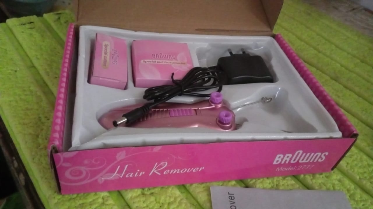 Electric Facial Hair Remover Machine (1 Set) Your Brand