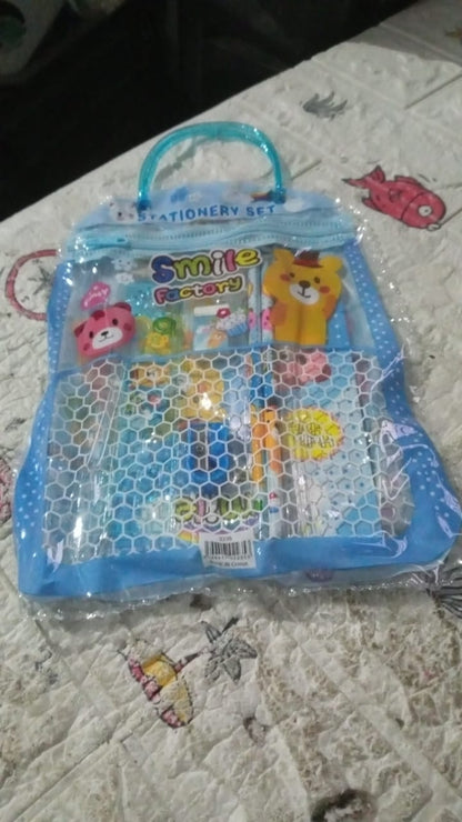 Stationery Kit for Kids - Stationery Set (6 Pcs Set / Mix Design)
