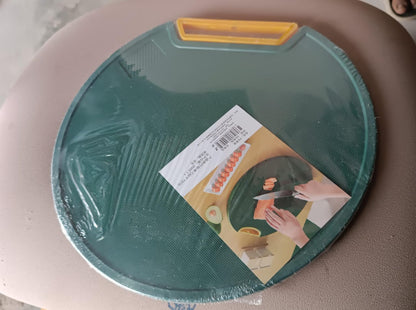 Round Multipurpose 32x32 cm Anti-Slip Cutting Boar (1 Pc) Your Brand