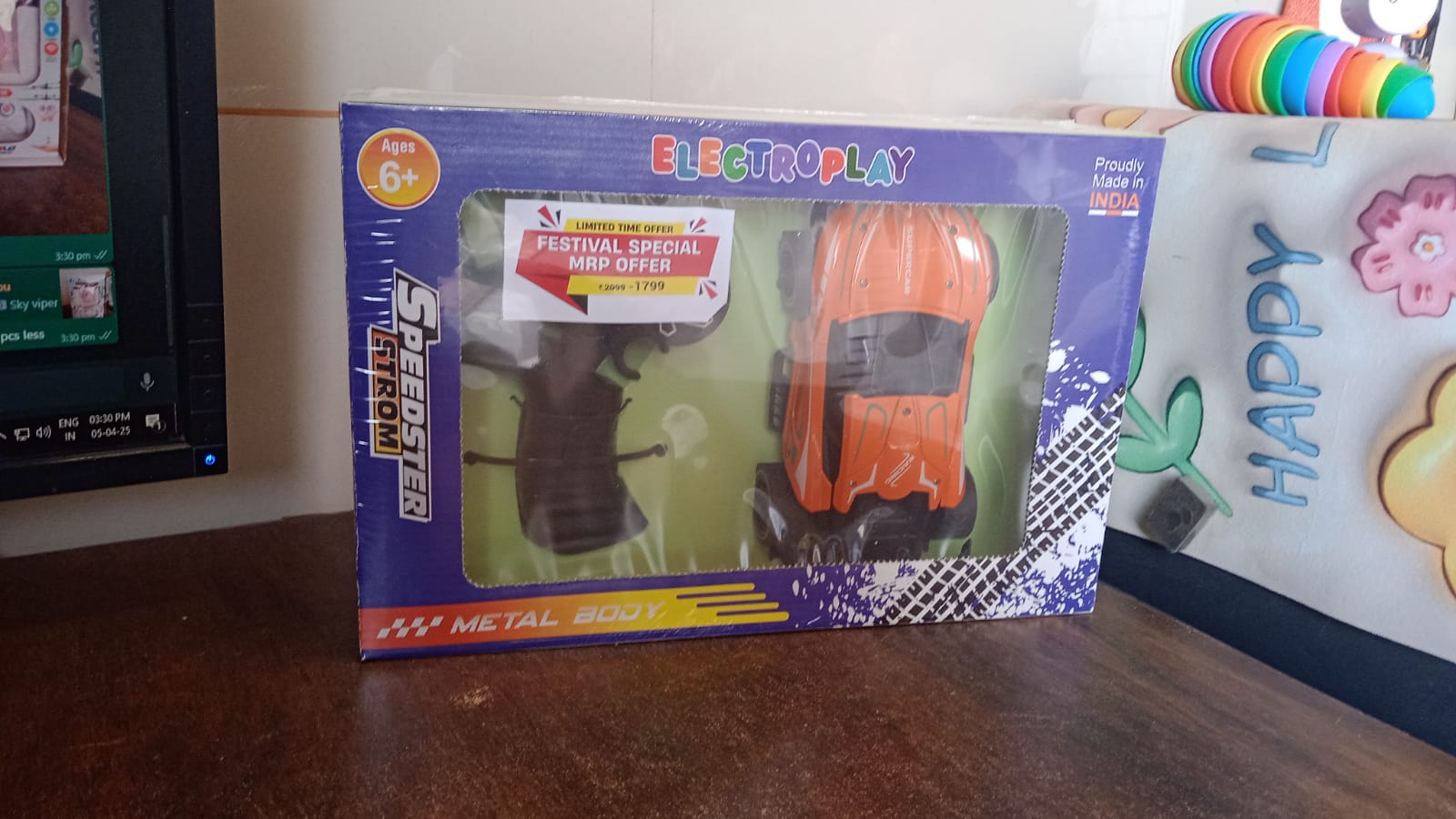 Electroplay Metal Body High-Speed RC Supercar with Remote Control Racing Car Your Brand