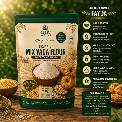 Organic Mix Vada Flour - Wholesome Blend