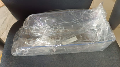 Transparent Plastic Storage Bin Box (35x16cm / 1 Pc) Your Brand