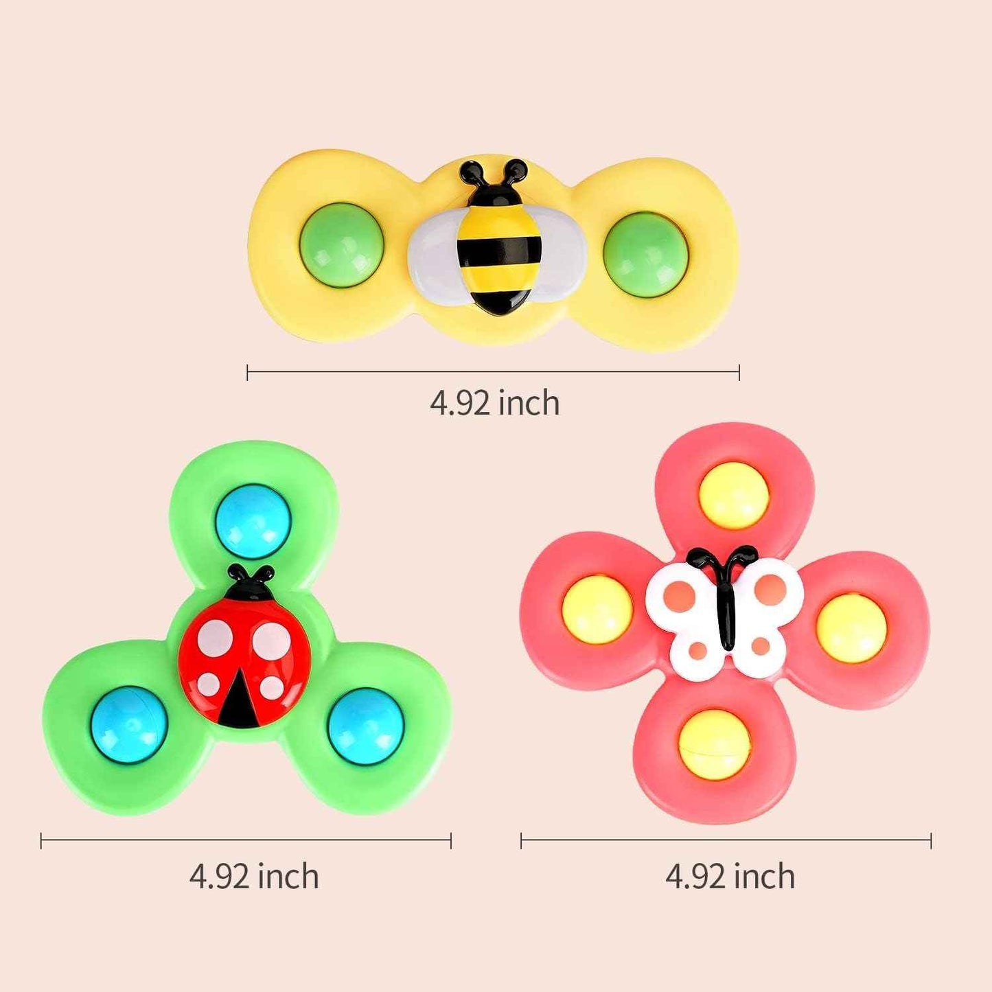 Fidget Spinner Toy Set with Lights for Kids