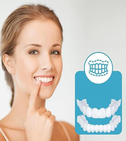 Woman smiling while showcasing flex cosmetic teeth veneers for a bright smile enhancement