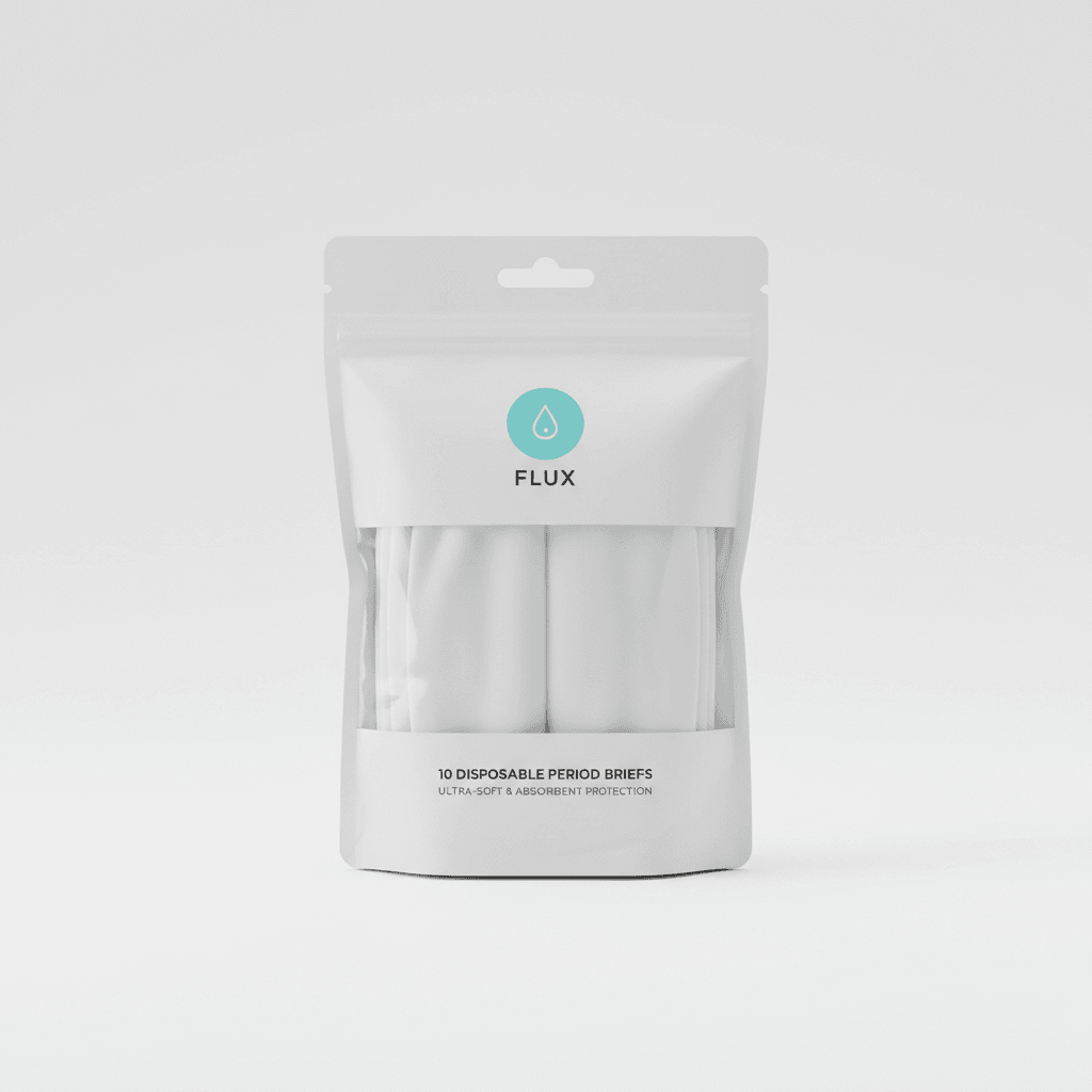 Disposable Period Panties for Women - 7 Pack Organic Cotton Blend