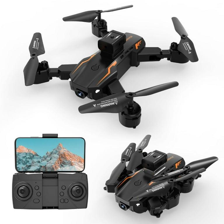 Foldable dual camera drone with compact design and remote control for easy aerial photography