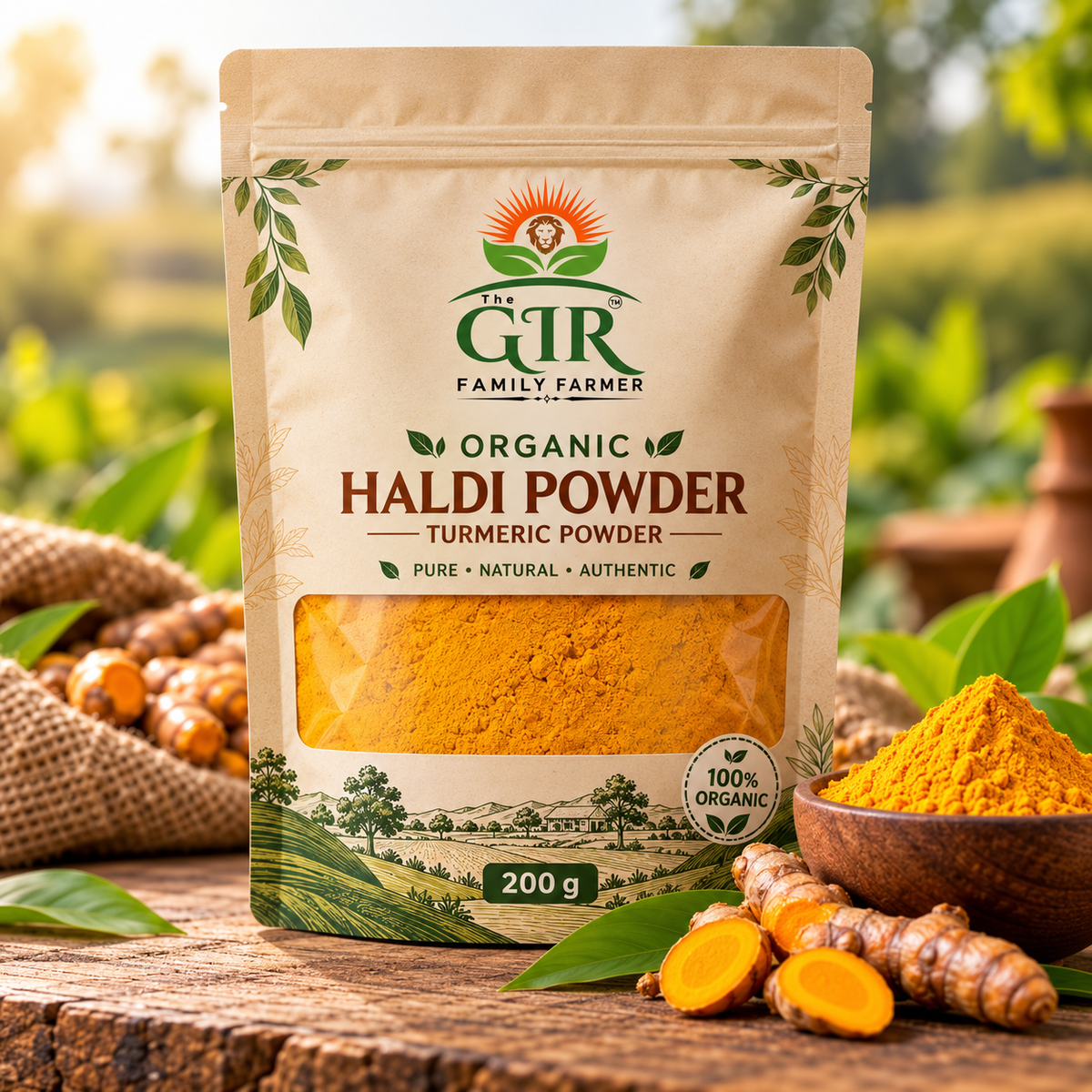 Organic Haldi Powder (Turmeric Powder)