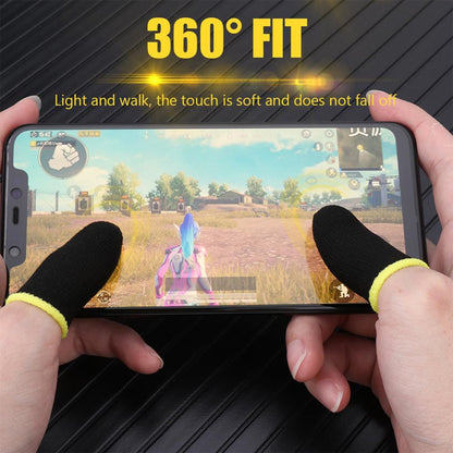 Your Brand Gaming Finger Sleeves for Mobile with 360 Fit for Comfortable Gameplay