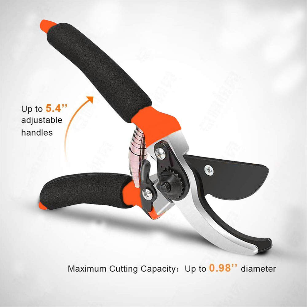 Your Brand garden shears sharp cutter with adjustable handles for easy gripping and cutting