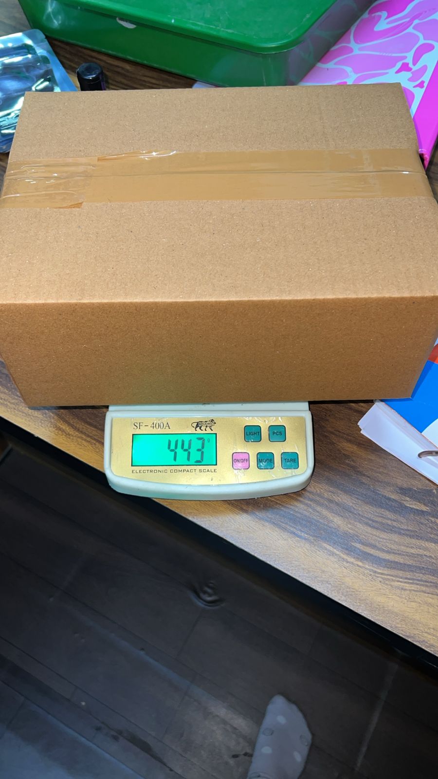 Garden Weeding Tools and Accessories in a cardboard box, ideal for efficient gardening tasks