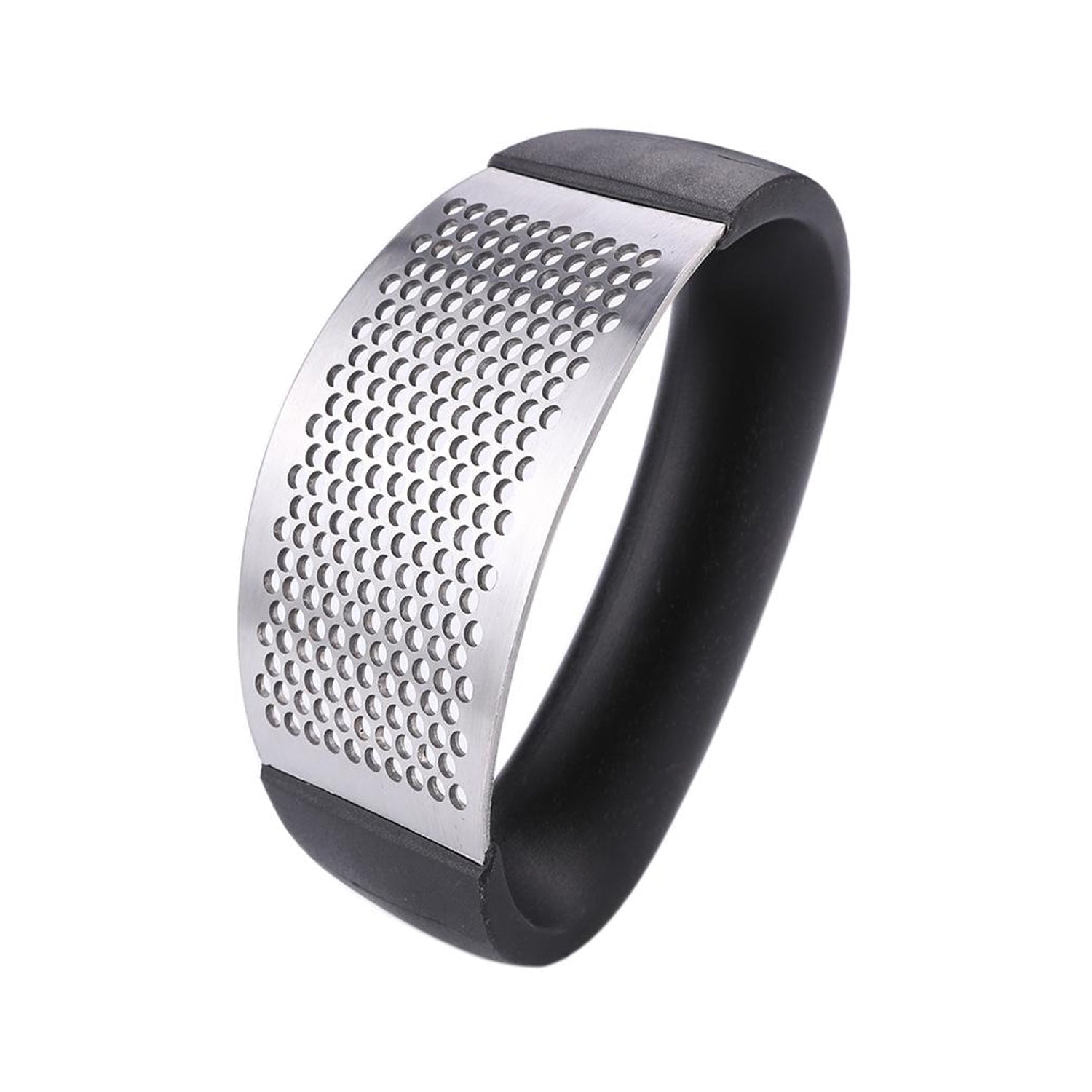 Your Brand Stainless Steel Garlic Ginger Crusher for Cooking with Ergonomic Handle and Easy Grip