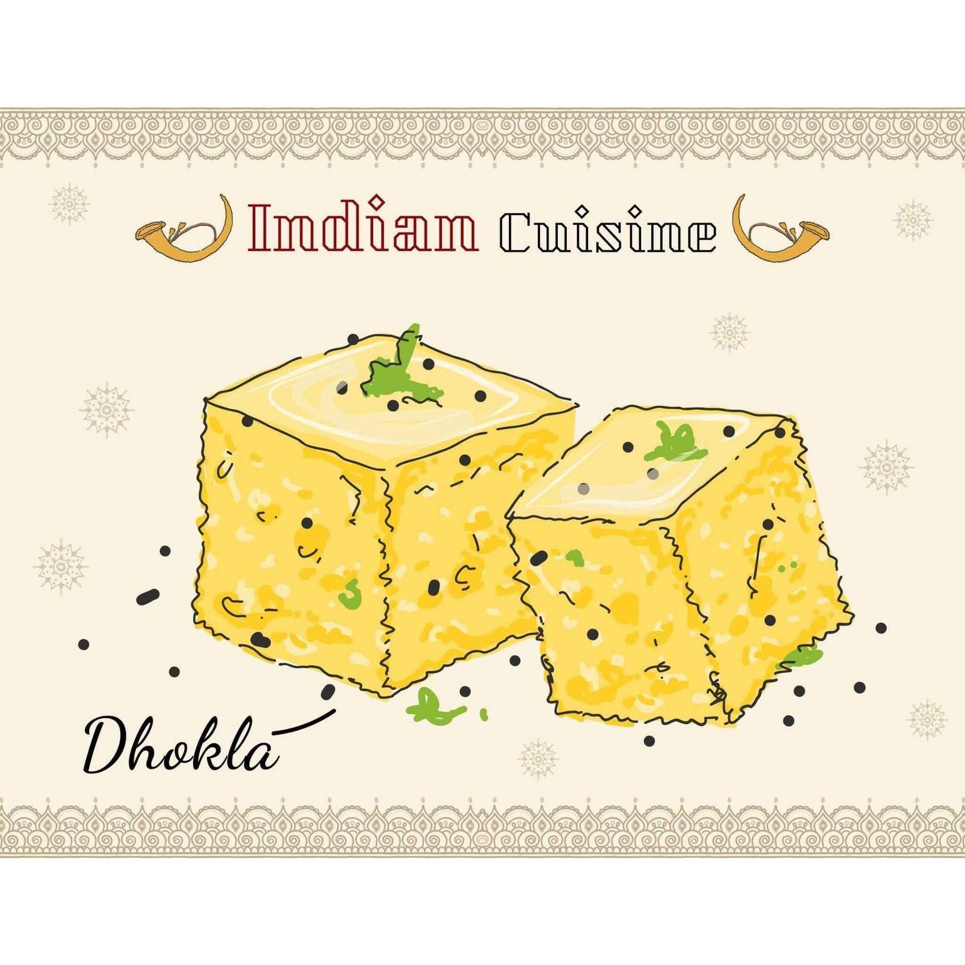 Authentic Gujarati dhokla flour for making soft and fluffy yellow dhokla snack, ideal for Indian cuisine