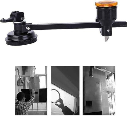 Black glass compass cutter tool by THE GIR FARMER with suction base and adjustable arm for precise glass cutting