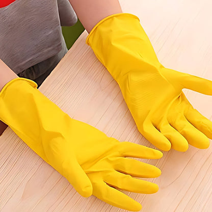 Premium Latex Household Cleaning Gloves (1 Pair) Your Brand