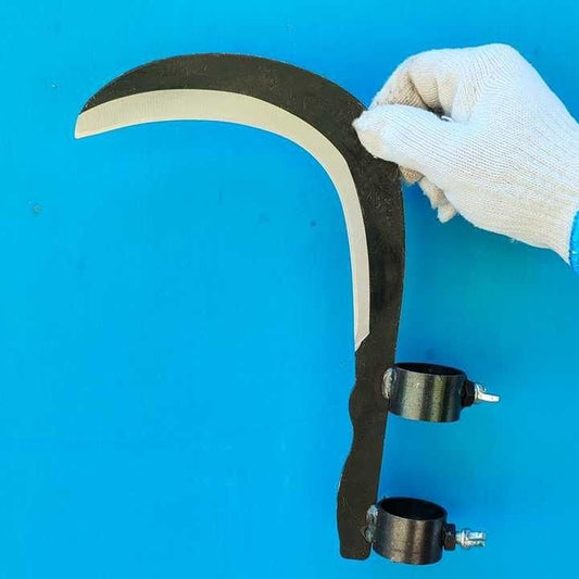 Grass sickle cutter head designed for efficient grass cutting with durable steel blade and mounting options
