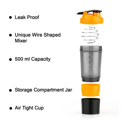 The Gir Farmer best protein shaker for workout with leak proof lid and wire shaped mixer