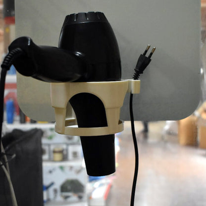Hair dryer holder wall mount for convenient storage and easy access in your bathroom