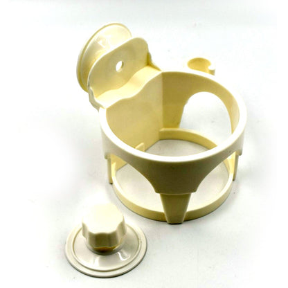 Durable hair dryer holder wall mount in cream color for convenient bathroom storage