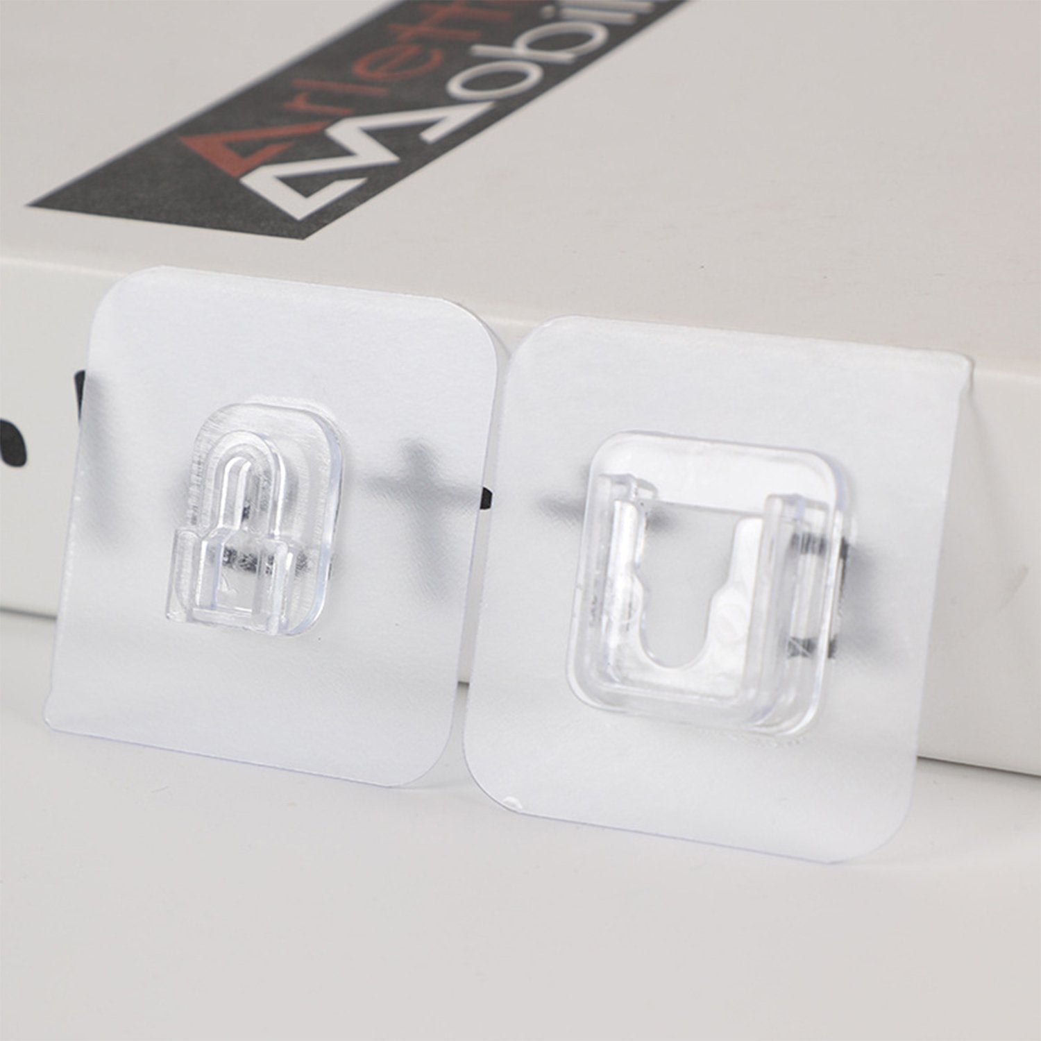 Heavy duty adhesive wall hooks for secure hanging of various items in your home