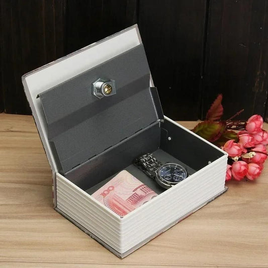 The Gir Farmer hidden dictionary locker box designed to securely store valuables like a watch and cash