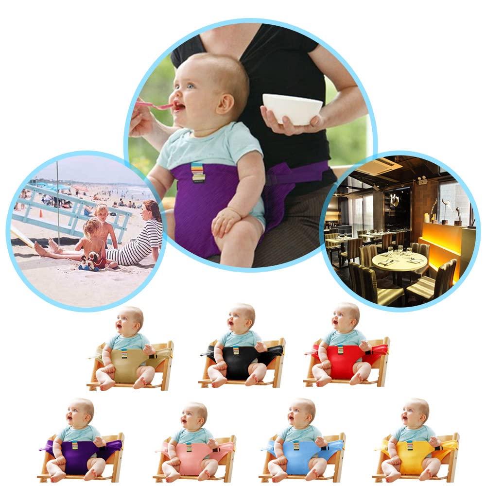Versatile high chair safety seat for babies, suitable for indoor and outdoor dining experiences