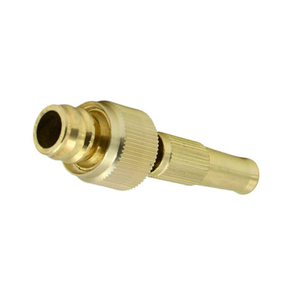 High pressure brass water spray nozzle designed for efficient gardening and outdoor cleaning tasks