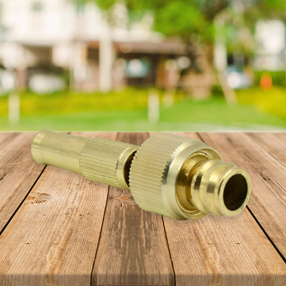 High pressure brass water spray nozzle designed for efficient watering and cleaning tasks