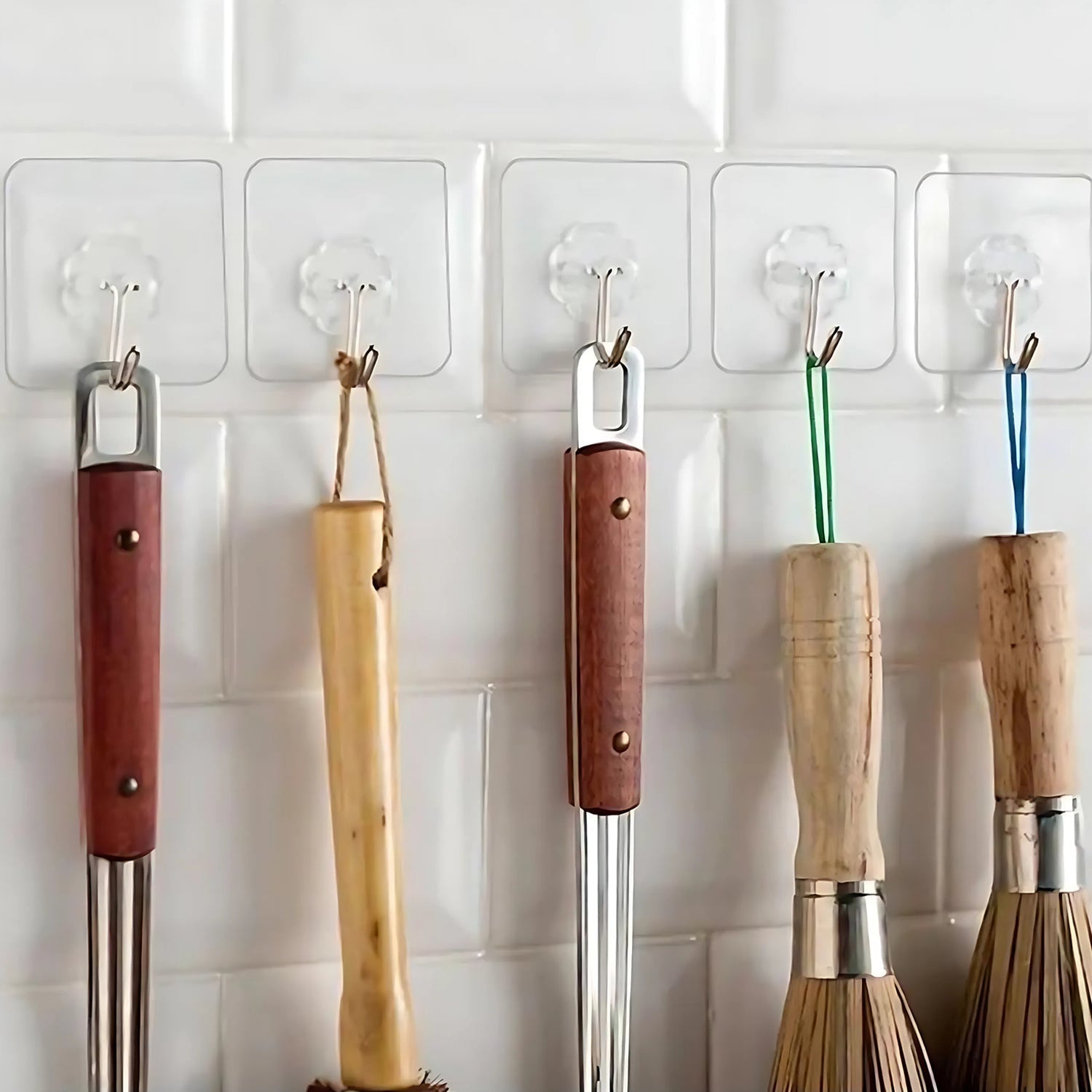 Self Adhesive Transparent Wall Hook (1 Pc) Your Brand