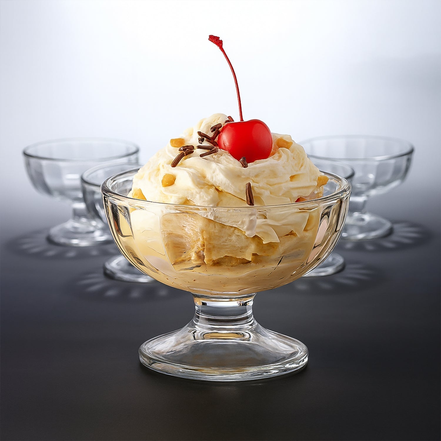 Premium Glass Ice Cream Dessert Bowl 6 Pc Set Your Brand