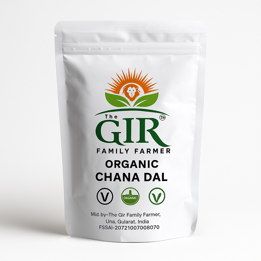 THE GIR FARMER Organic Chana Dal - Front View
