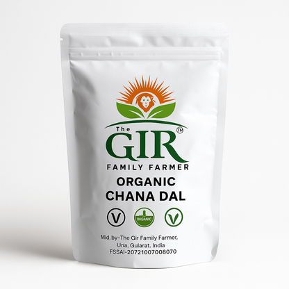 THE GIR FARMER Organic Chana Dal - Front View