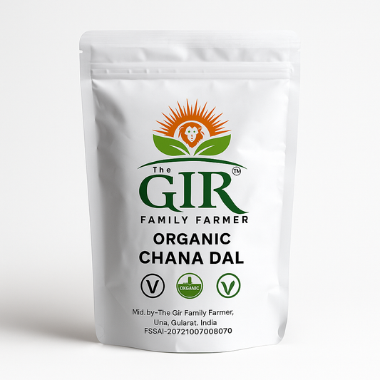 THE GIR FARMER Organic Chana Dal - Front View