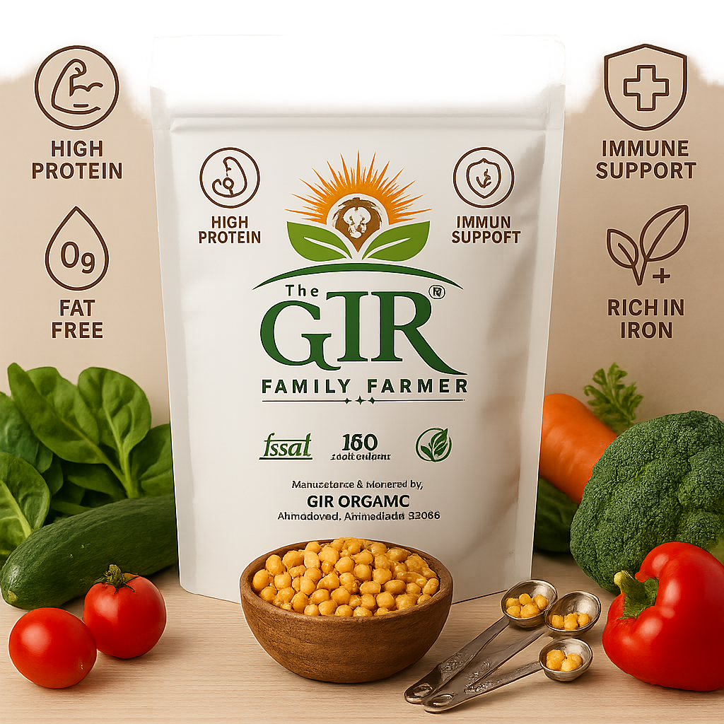 THE GIR FARMER Organic Chana Dal - Nutritional Benefits