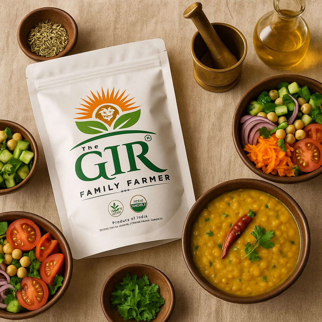 THE GIR FARMER Organic Chana Dal - Wellness Lifestyle