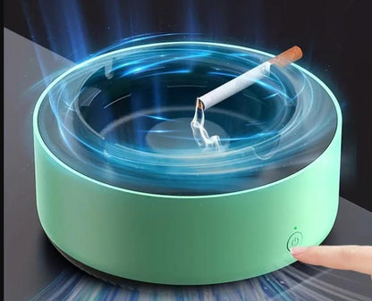 Stylish indoor air purifier with filter designed to eliminate smoke and odors effectively
