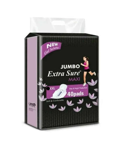 XXL sanitary pads pack 40 by THE GIR FARMER, soft and comfortable for day and night protection