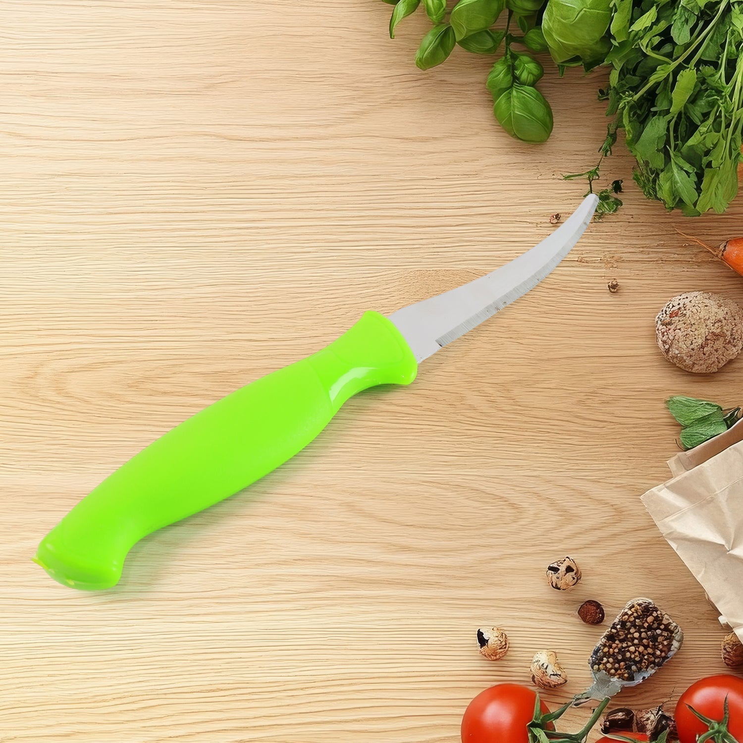 Premium Quality Multipurpose Kitchen Knife with Soft Ergonomic Handle (1 Pc) Your Brand