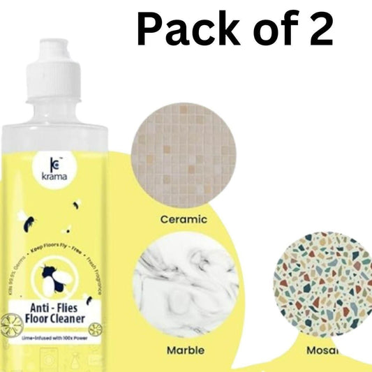 Yellow anti flies floor cleaner bottle with ceramic marble mosaic images natural fly repellent pack of 2