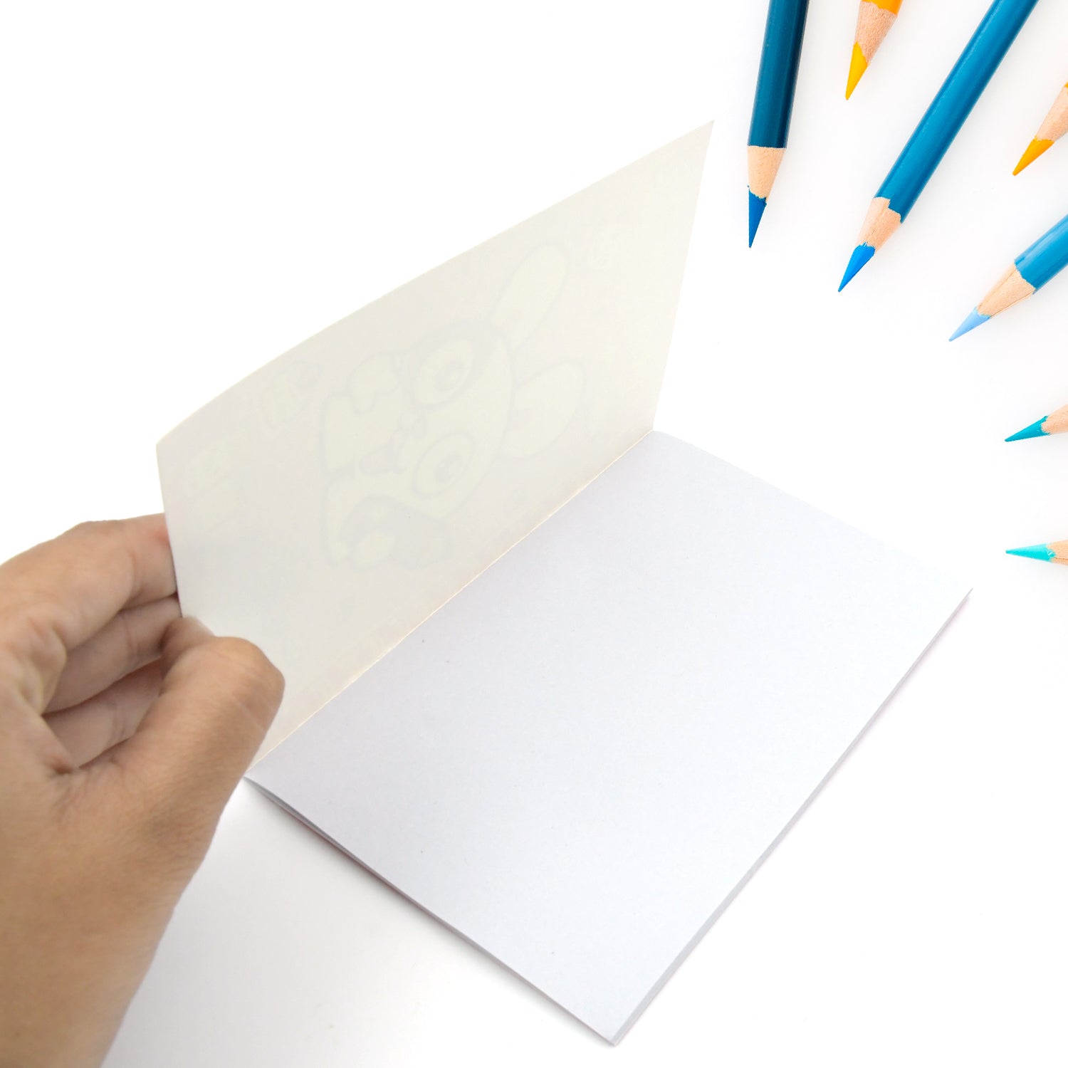 Kids stationery kit with diary featuring colorful pencils for creative writing and drawing