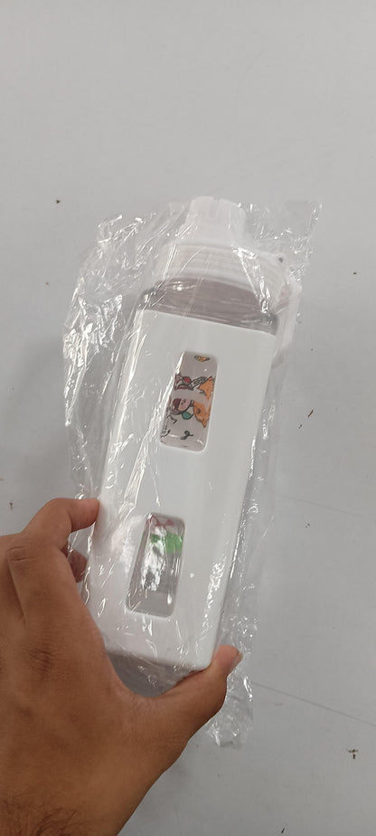 THE GIR FARMER leakproof kawaii bottle with lid featuring cute character design in white packaging