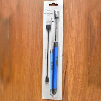 Metal Rechargeable Electric Arc Lighter with Flexible Neck (1 Pc) Your Brand