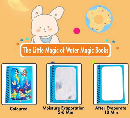 Magic Water Book Set with Water Color Pen
